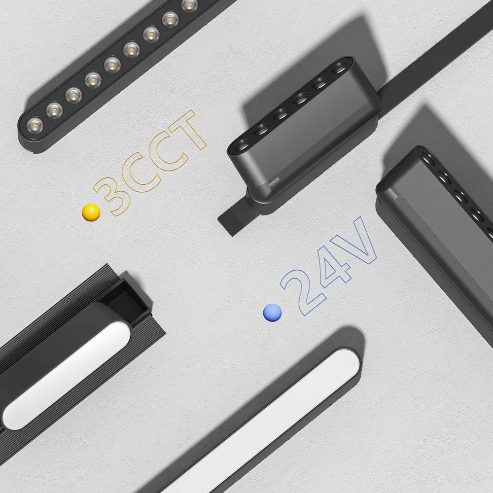 Slim Smart Dimmable Magnetic LED Track Spotlight 24V/48V product sample