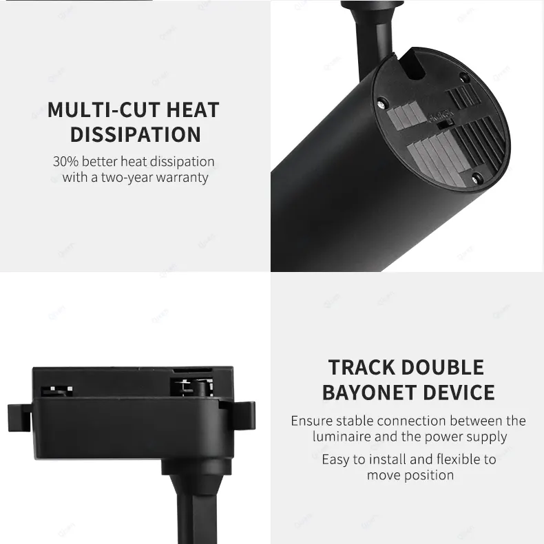 Aluminum LED Track Spotlight 20W