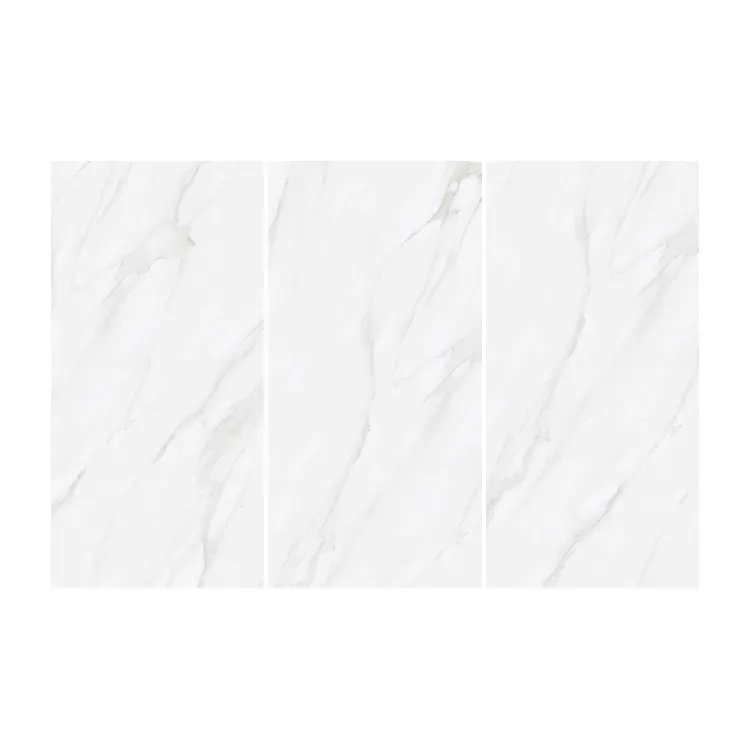 Carrara White Polished Porcelain Wall And Floor Tile 600x1200mm