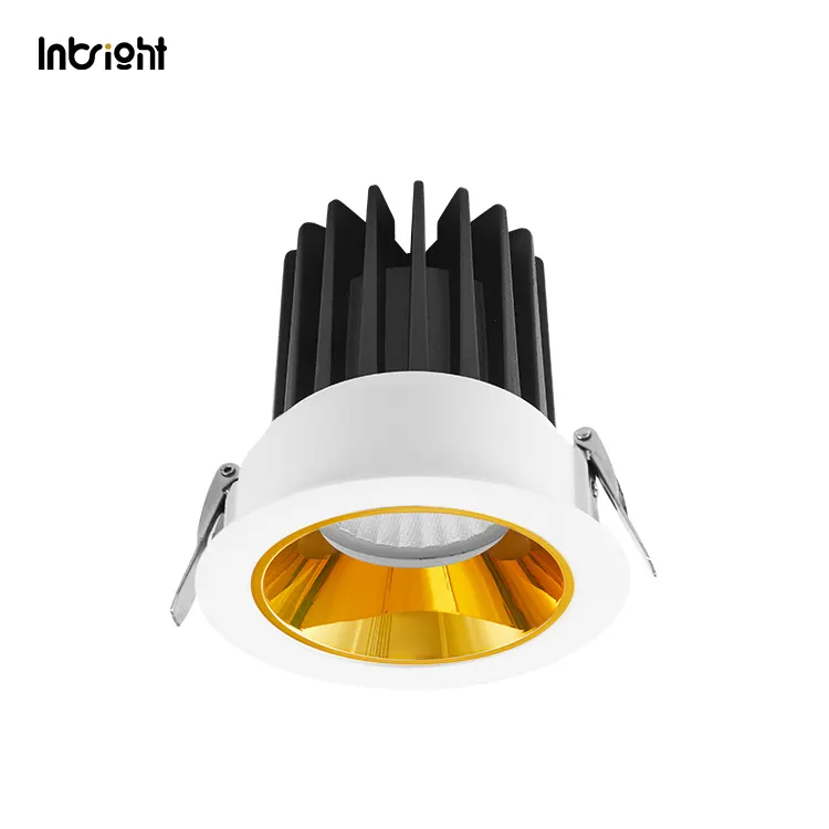 Dimmable Recessed Aluminum COB LED Downlight 10-25W IP65