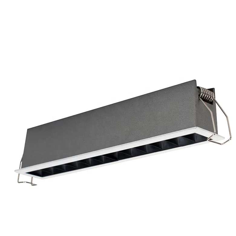 Recessed Aluminum LED Grille Spotlight 3-20W
