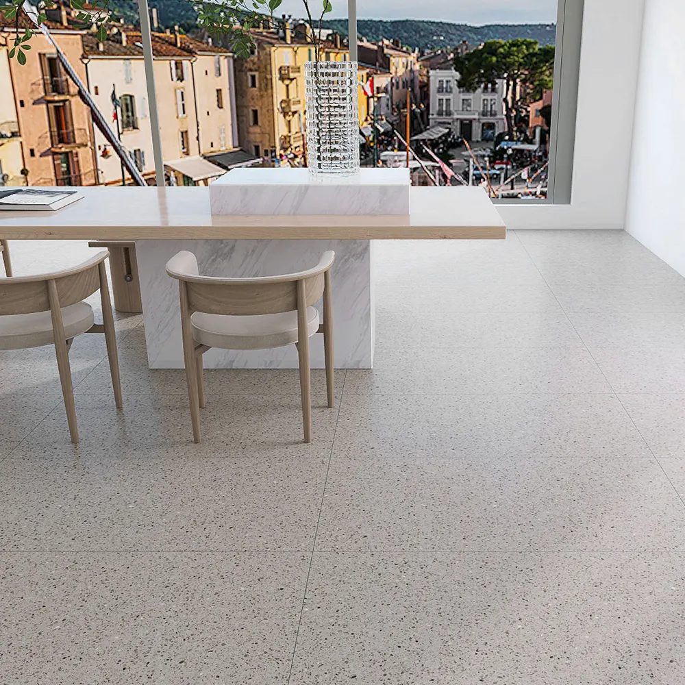 Non-Slip Terrazzo-Look Porcelain Floor Tile 600x1200mm