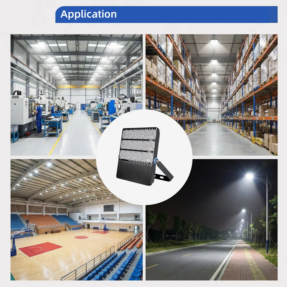 Aluminum LED Floodlight 240-480W IP66