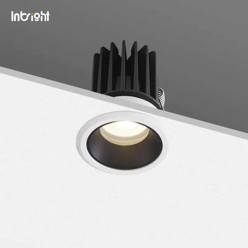 Adjustable Dimmable Recessed COB LED Downlight 8W IP65
