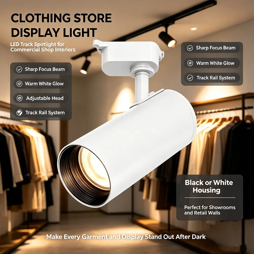 Adjustable LED Track Spotlight 20-40W