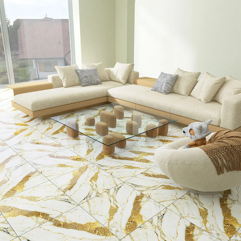 Stone-Look Porcelain Wall Tile 600x600mm