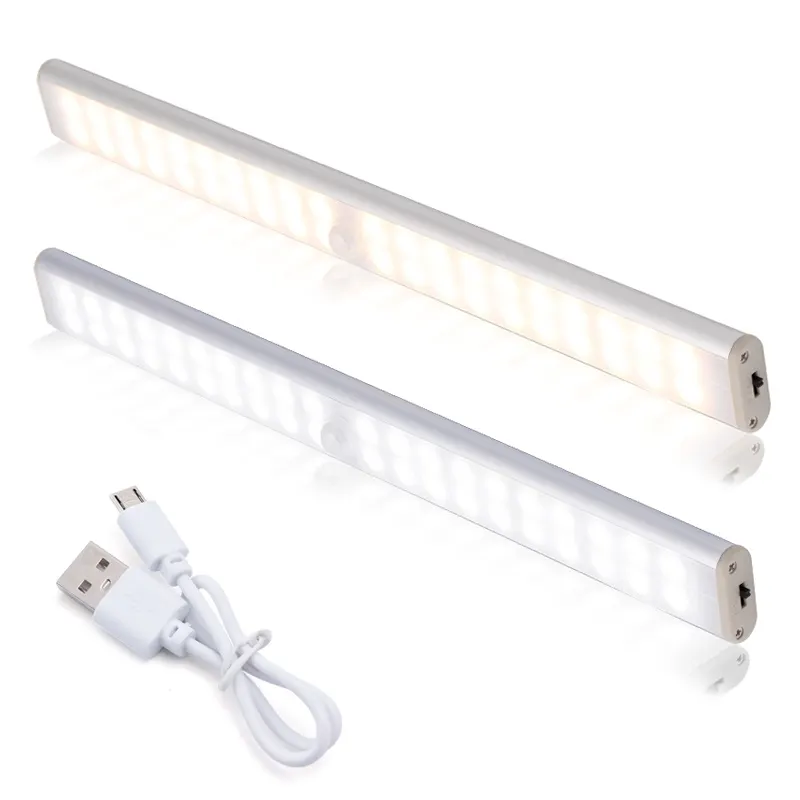 Motion-Sensor Rechargeable Aluminum LED Cabinet Light
