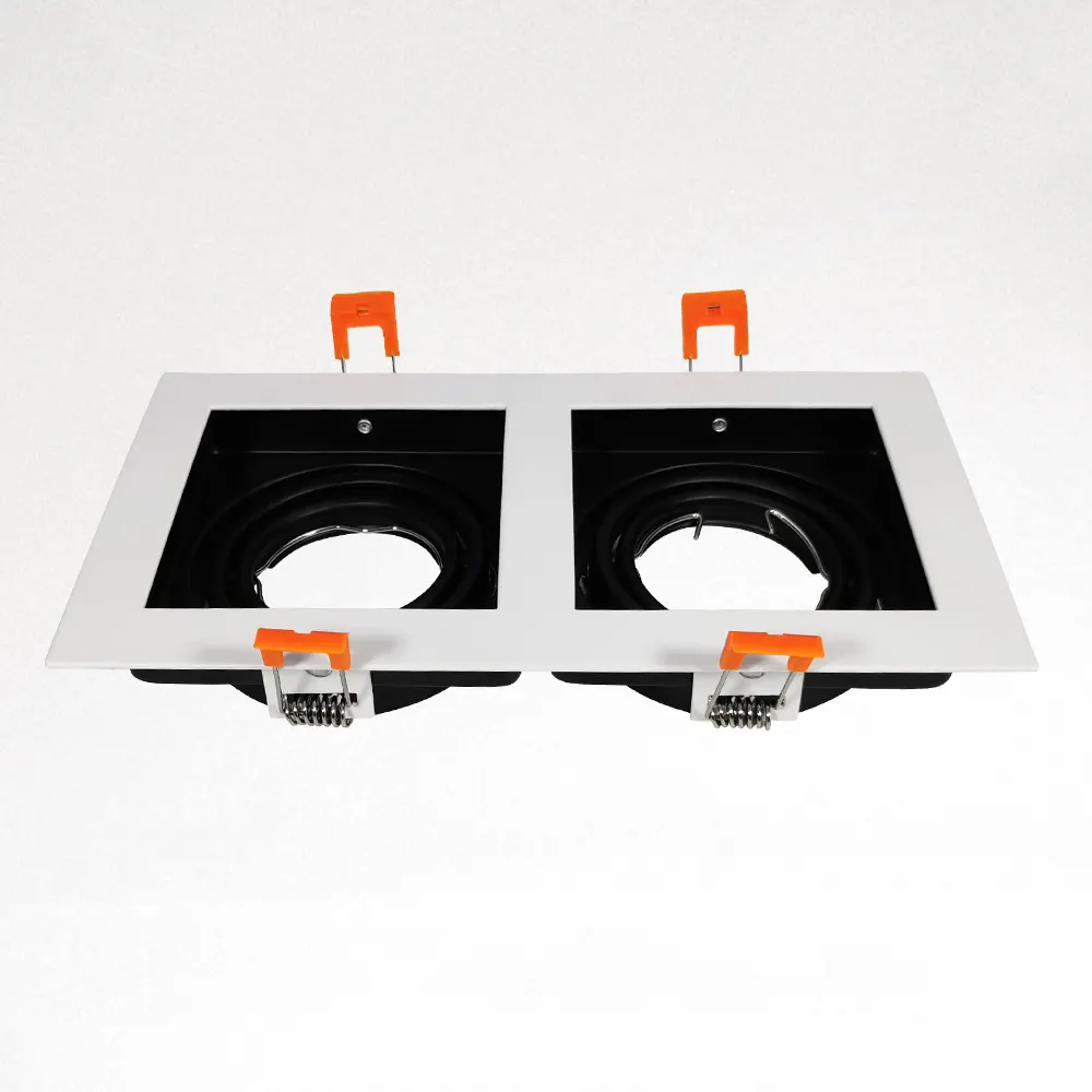 Anti-Glare Recessed Aluminum LED Downlight Black 3-15W