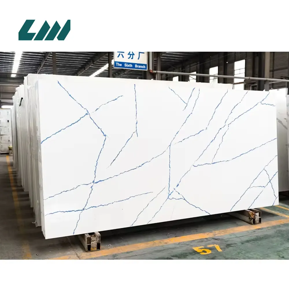 Calacatta Engineered Quartz Slab 3200x1600mm