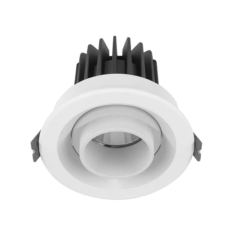 Recessed Round Aluminum COB LED Downlight 8-25W IP65