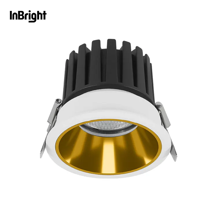 Dimmable Recessed Aluminum COB LED Downlight 8-25W IP65