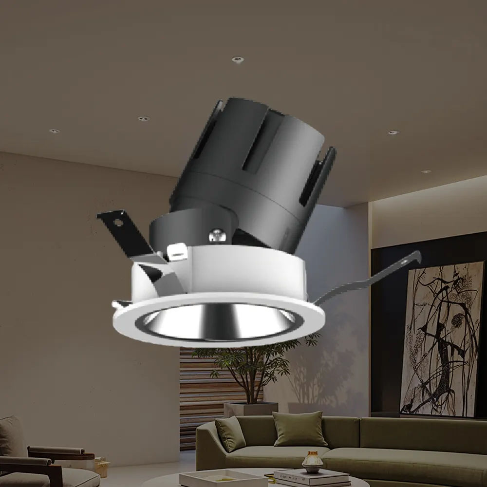 Anti-Glare Recessed Aluminum LED Downlight 1-15W