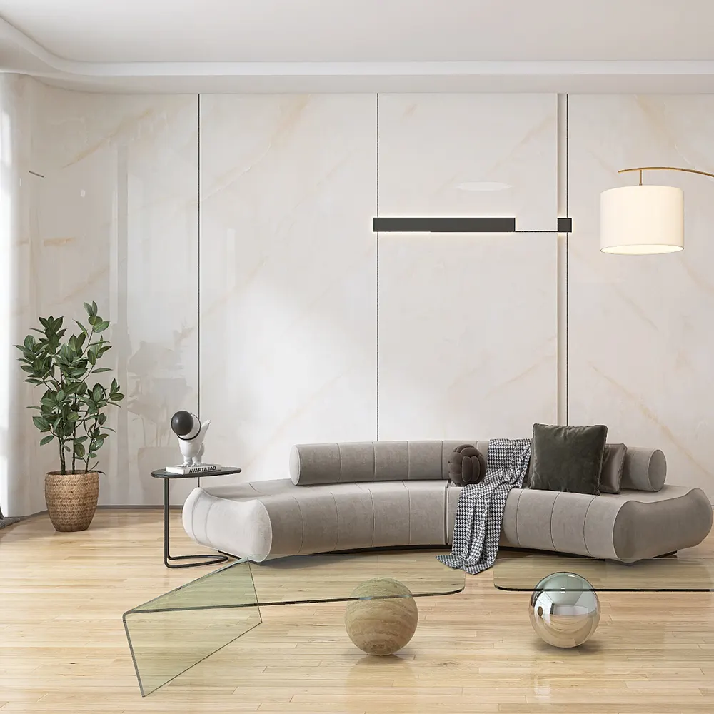 Marble-Look Sintered Stone Slab 900x1800mm