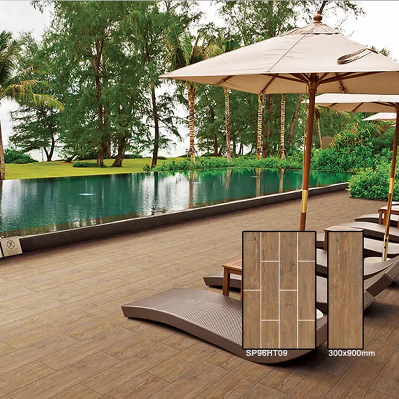 Wood-Look Porcelain Floor Tile 600x600mm