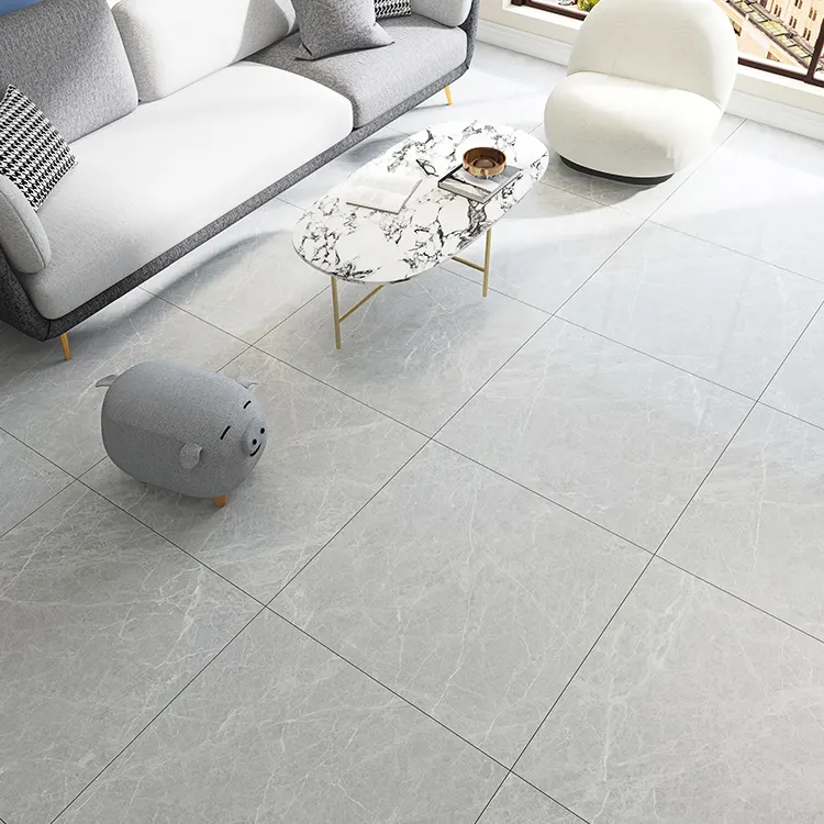 Marble-Look Porcelain Wall And Floor Tile 600x600mm