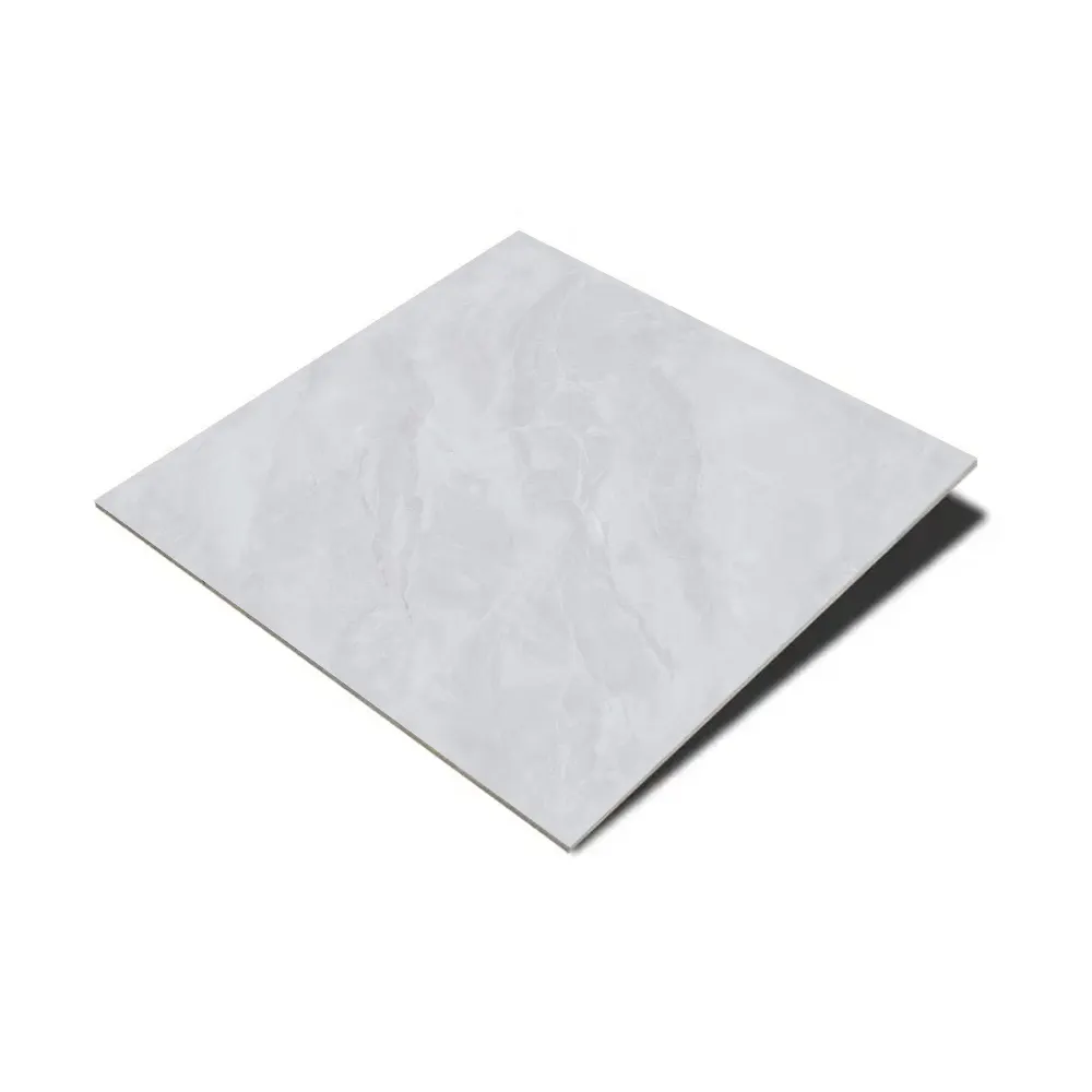 Marble-Look Glazed Porcelain Floor Tile 600x600mm
