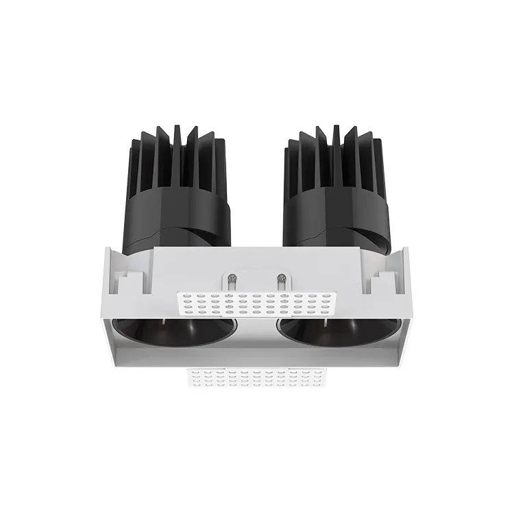 Adjustable Trimless Recessed Square COB LED Downlight 8-25W IP65 product sample