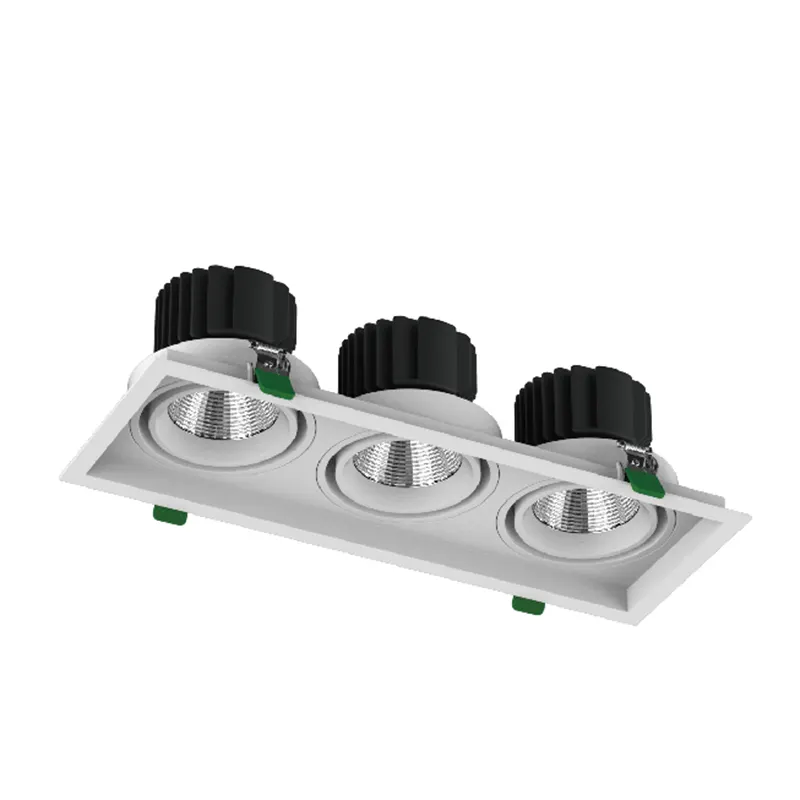 Square Aluminum LED Downlight 24-32W