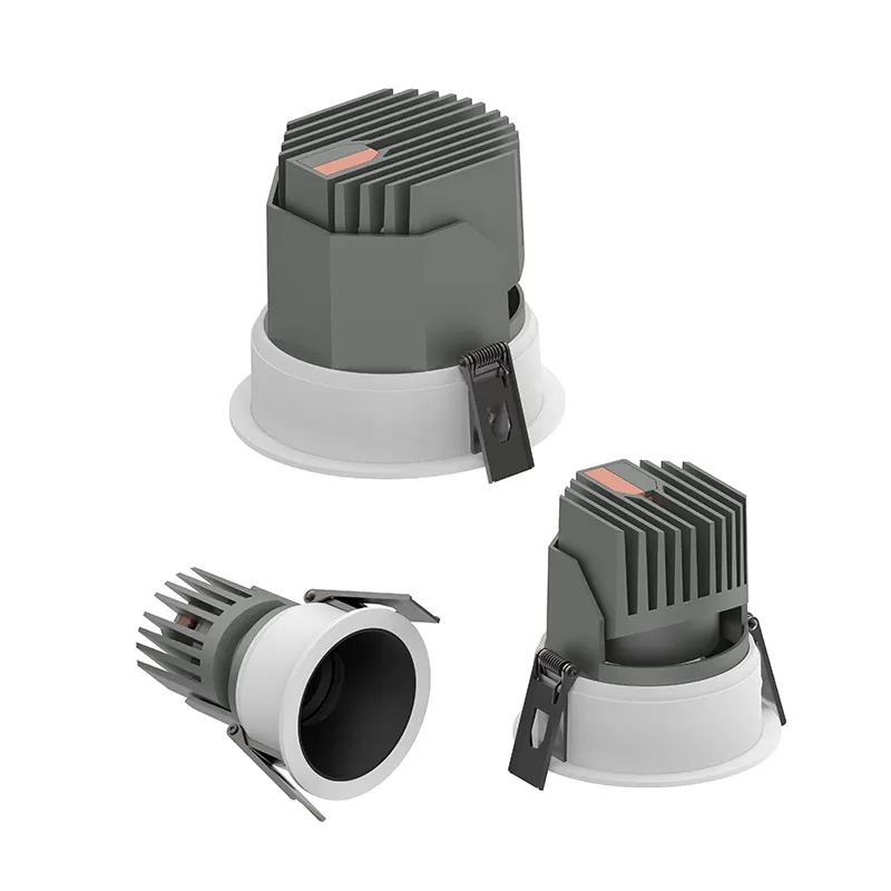 Recessed Aluminum COB LED Downlight 5-15W 3000K/4000K/6500K