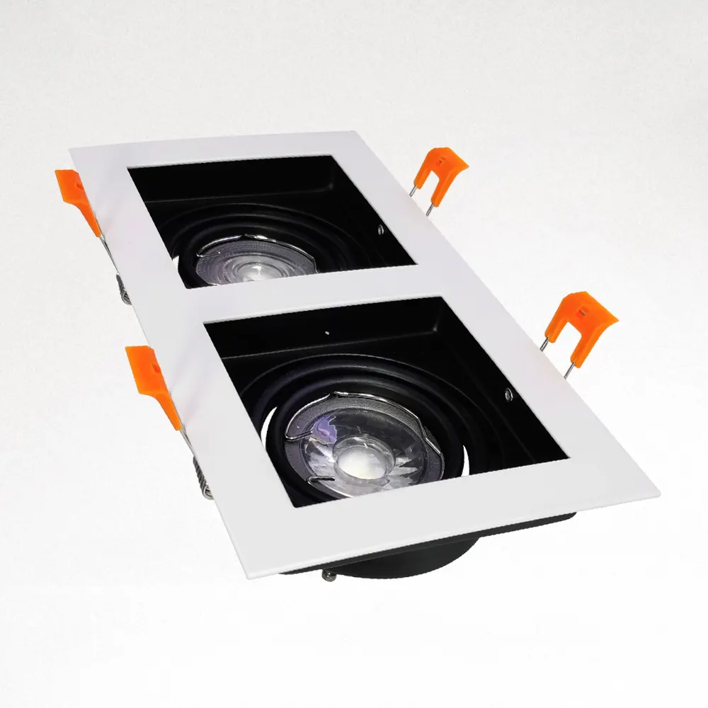 Anti-Glare Recessed Aluminum LED Downlight Black 3-15W