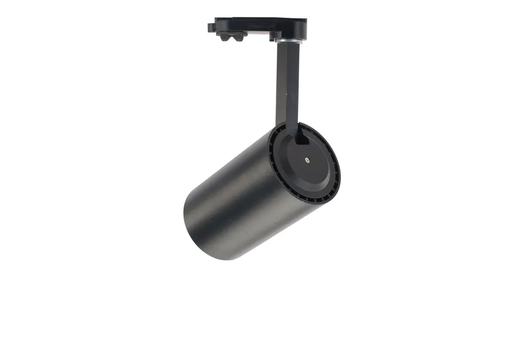Adjustable Zoomable Aluminum COB LED Track Spotlight Black/White 25-35W