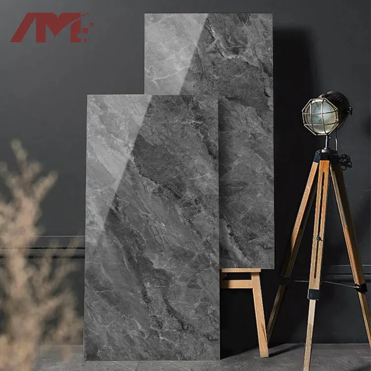 Black Porcelain Floor Tile 750x1500mm product sample
