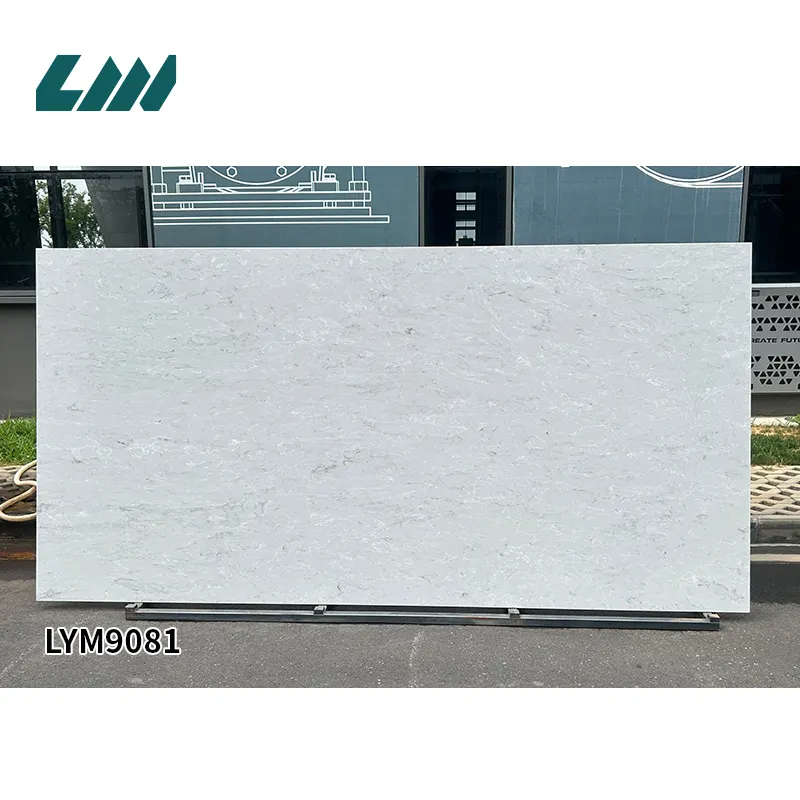 Calacatta White Engineered Quartz Slab 3200x1600mm