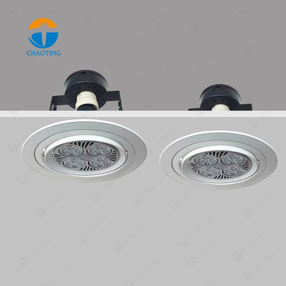 Adjustable Recessed Aluminum Downlight Housing PAR30