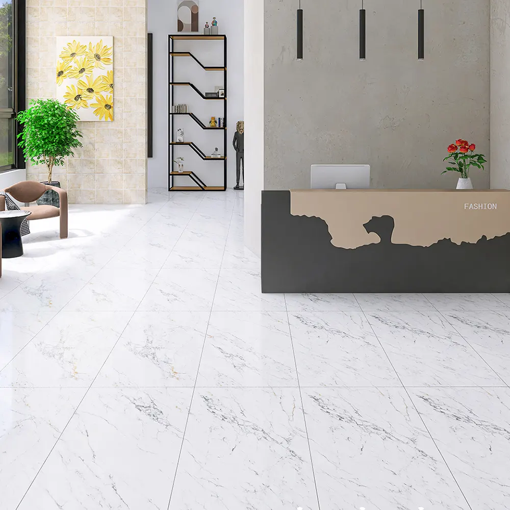 Stone-Look Polished Porcelain Wall Tile 750x1500mm