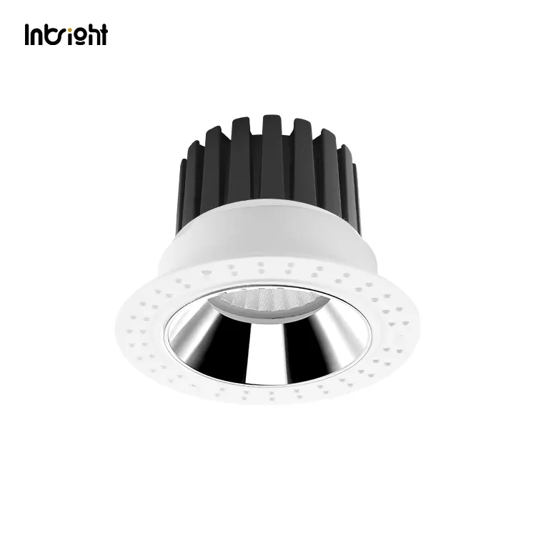 Trimless Dimmable Recessed COB LED Downlight 10-25W IP65