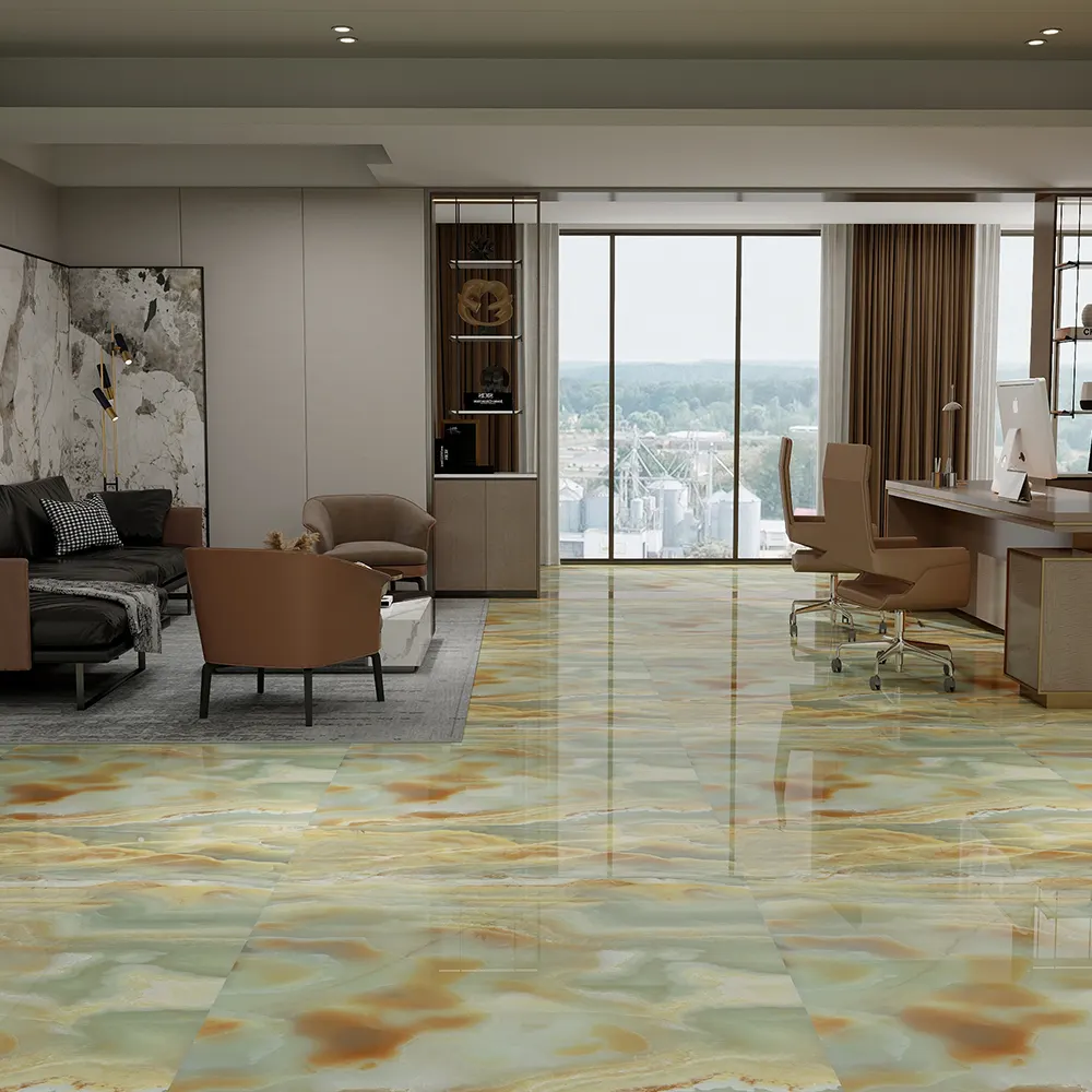 Stone-Look Polished Porcelain Wall Tile 600x1200mm