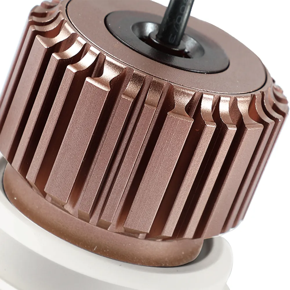 Aluminum LED Downlight Gold 7/15W IP44 Cutout 70-110mm
