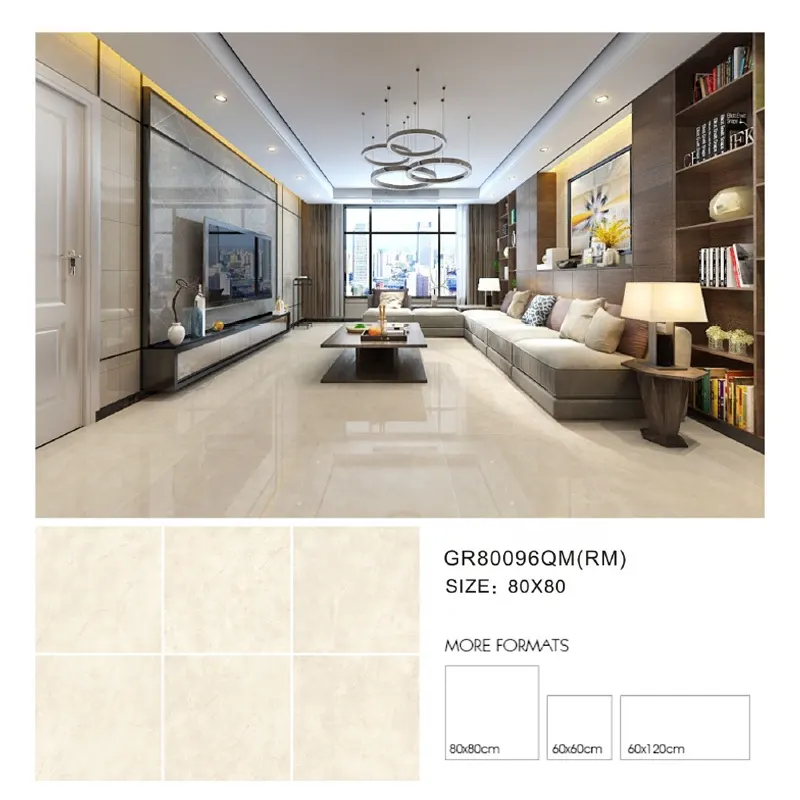 Polished Porcelain Floor Tile 800x800mm