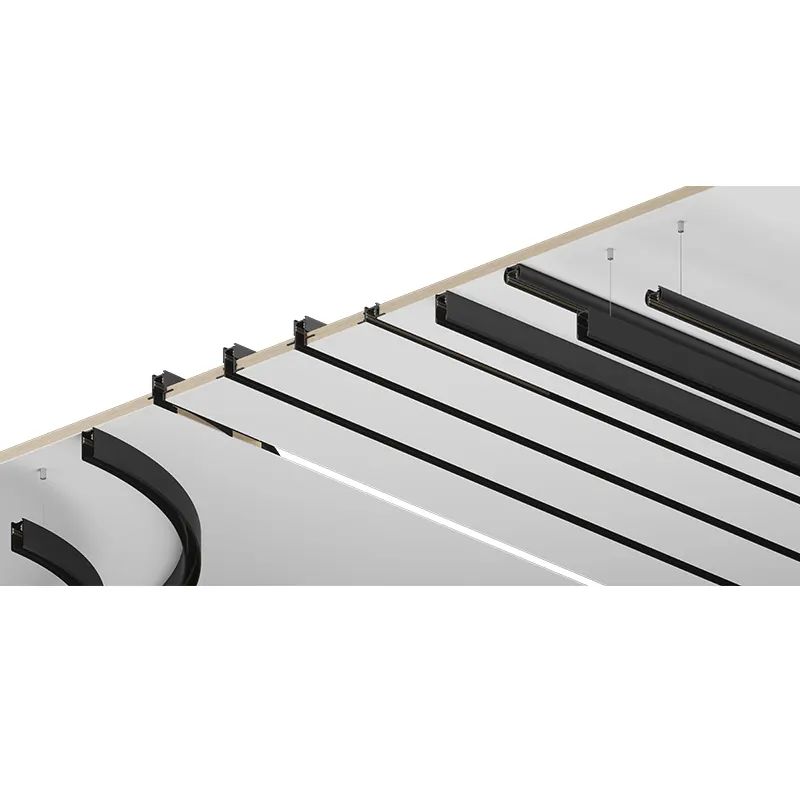 Adjustable Dimmable Aluminum Magnetic LED Track Spotlight 48V