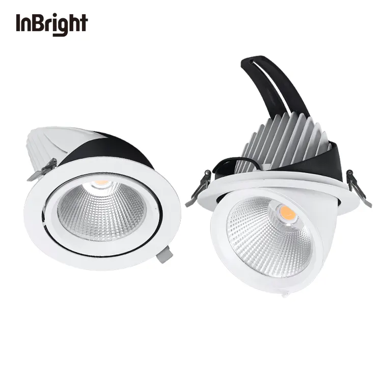 Rotatable Recessed Aluminum LED Downlight 40W