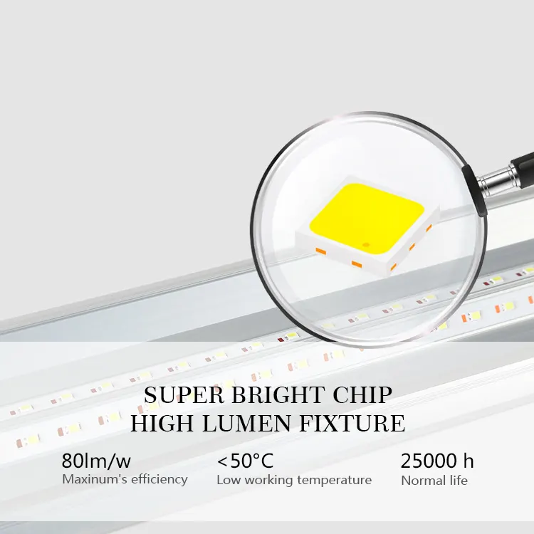 PC LED Tube Light 90x75x23.5 28W
