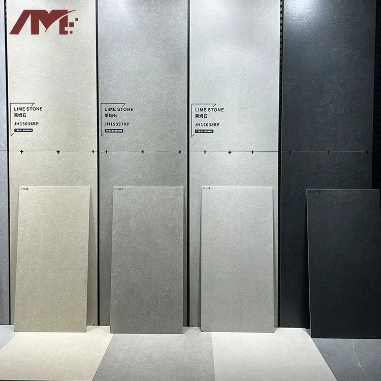 Non-Slip Travertine-Look Matte Porcelain Wall And Floor Tile 600x1200mm