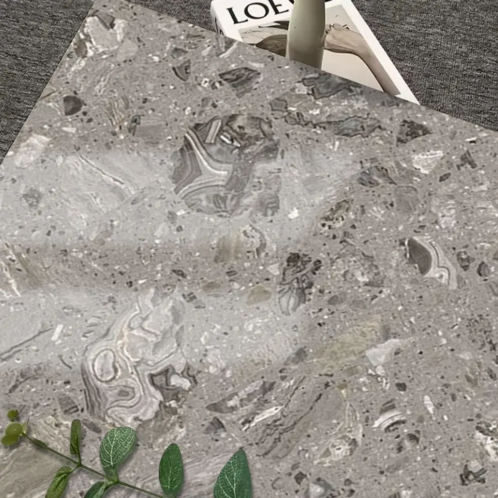 Non-Slip Terrazzo-Look Porcelain Outdoor Tile 600x600mm