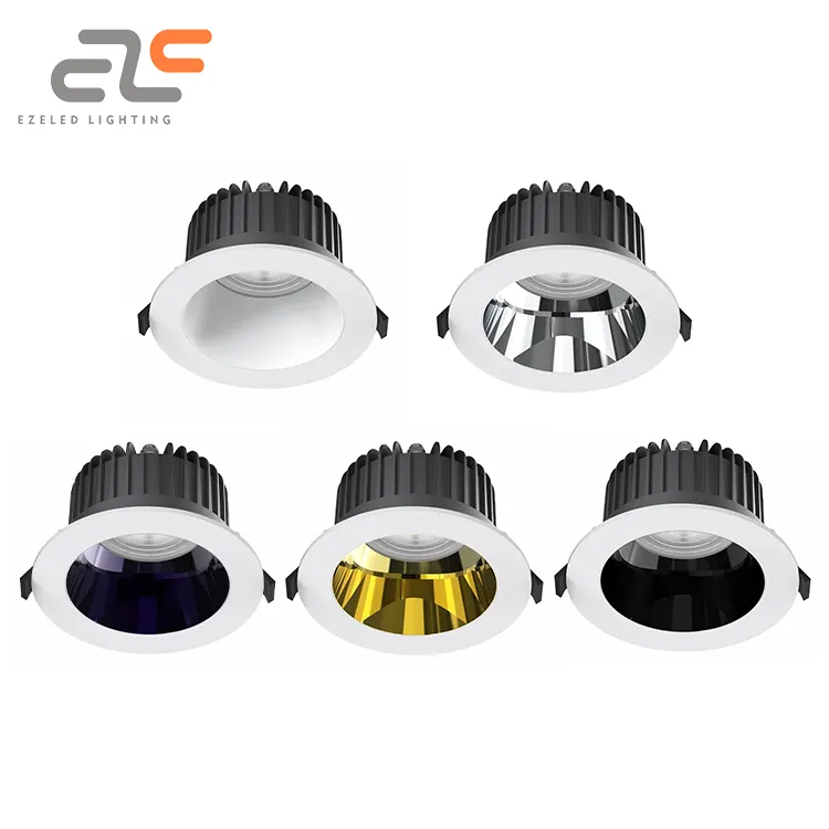 Recessed Aluminum COB LED Downlight 12-55W