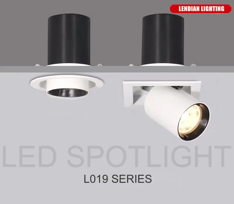Adjustable Dimmable Aluminum LED Downlight 15-50W