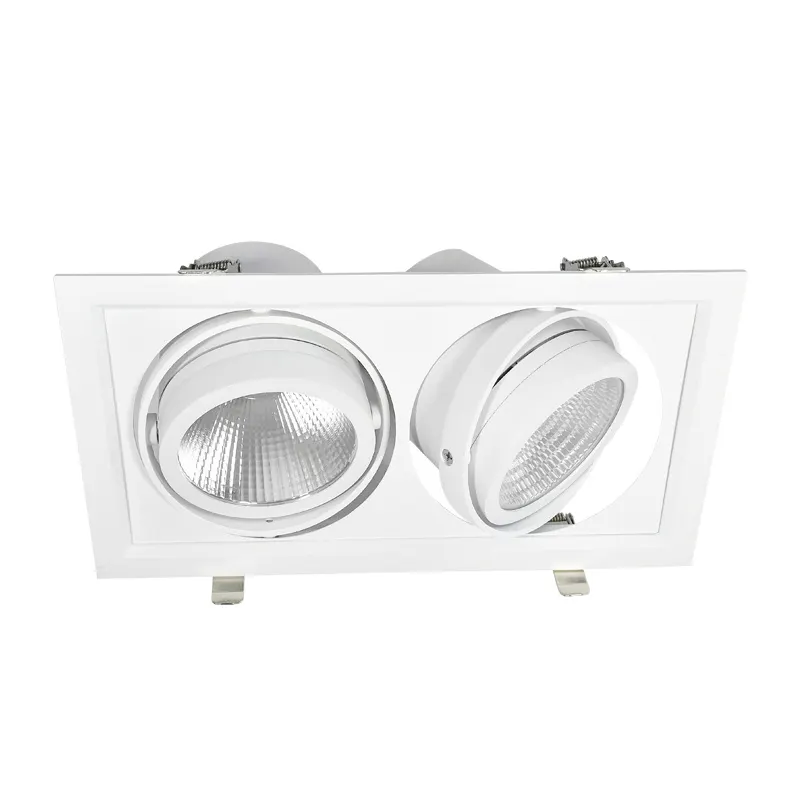 Anti-Glare Adjustable Recessed COB LED Downlight 3CCT Selectable