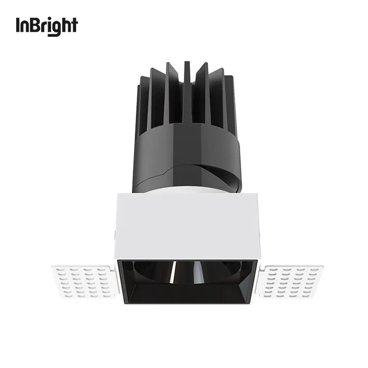 Adjustable Trimless Dimmable Recessed LED Downlight 8-25W IP65