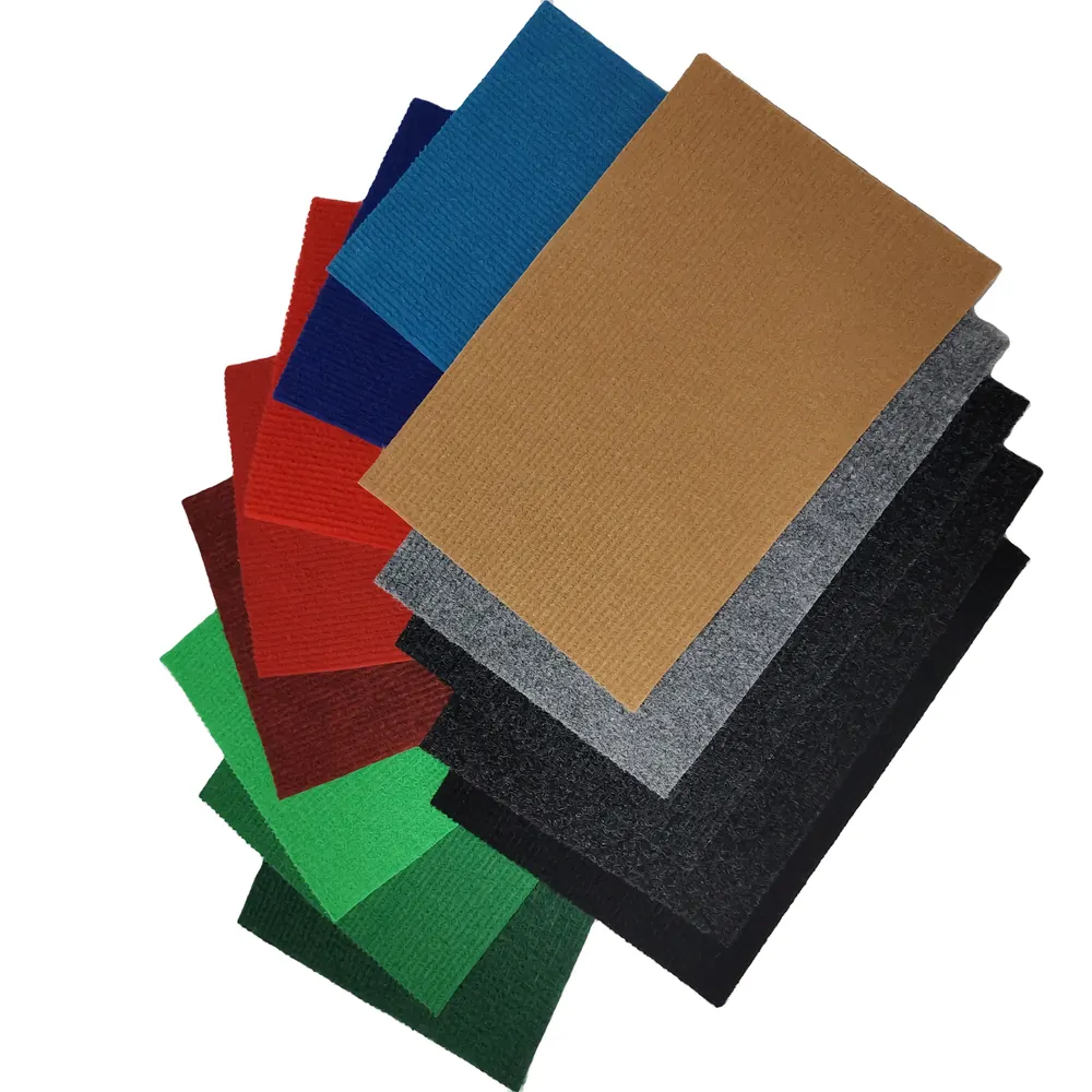 Ribbed Polyester Exhibition And Event Carpet 2-6mm Thick