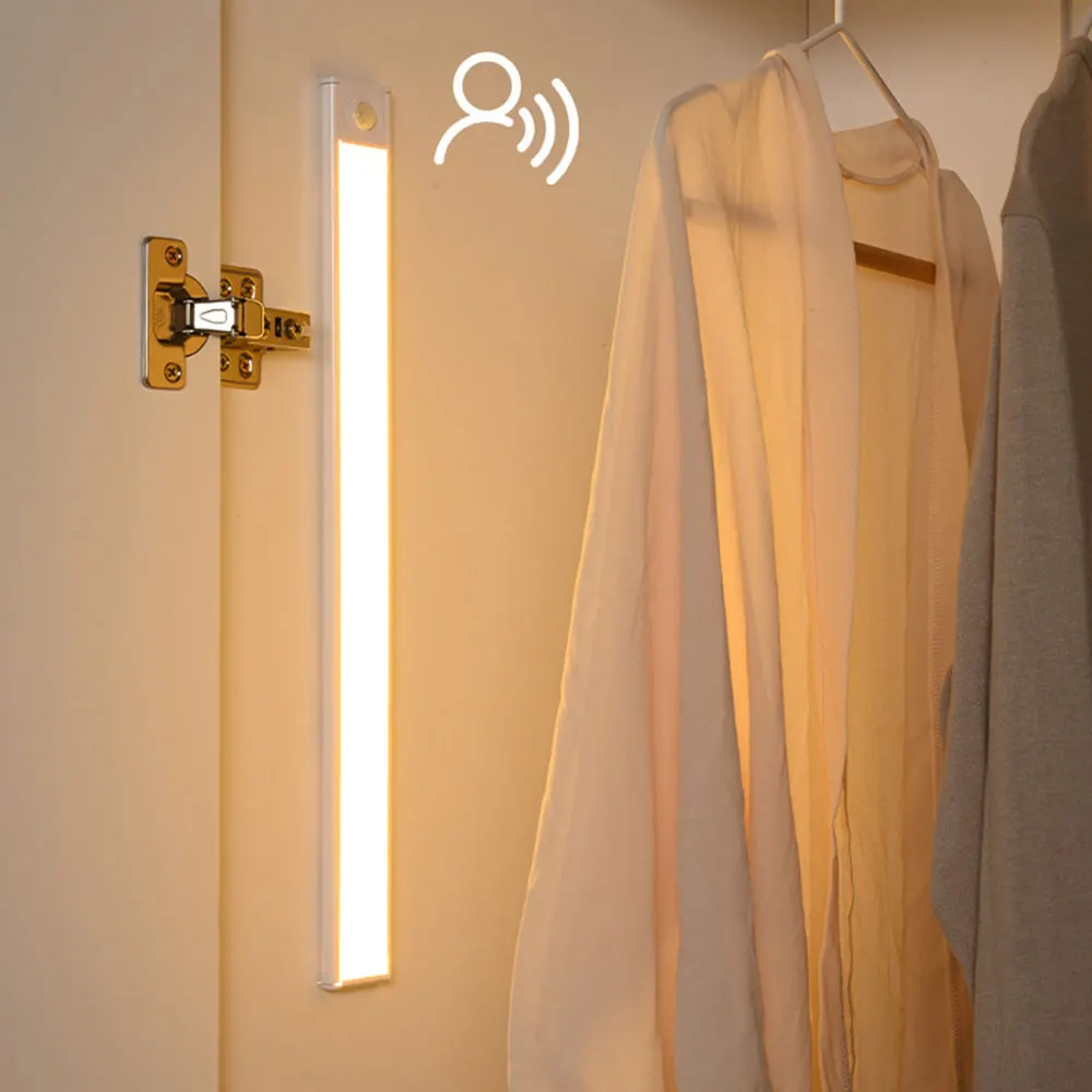 Motion-Sensor Rechargeable Aluminum LED Cabinet Light 0.6-2.5W
