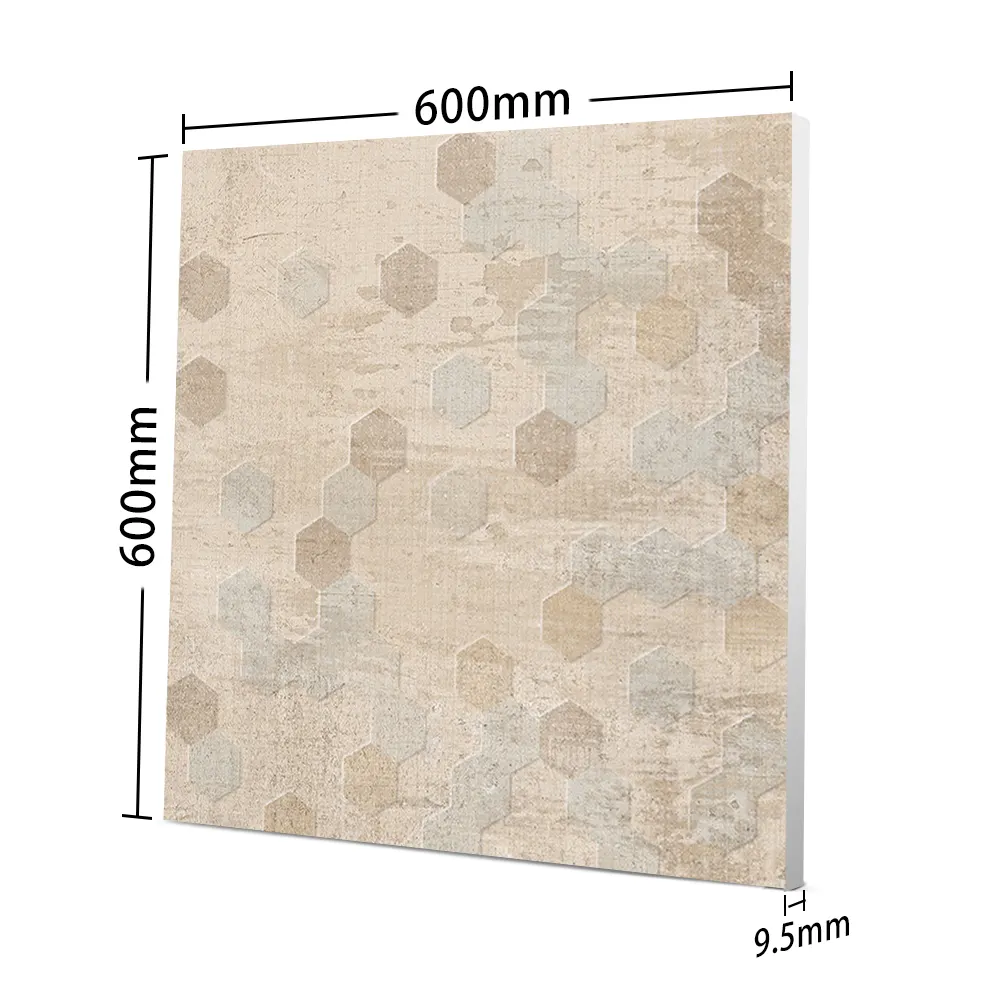 Non-Slip Wood-Look Porcelain Wall And Floor Tile 600x600mm
