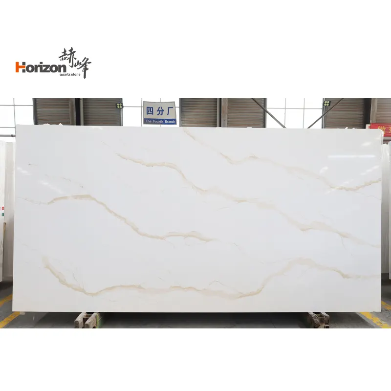 Calacatta Engineered Quartz Slab 3200x1600mm