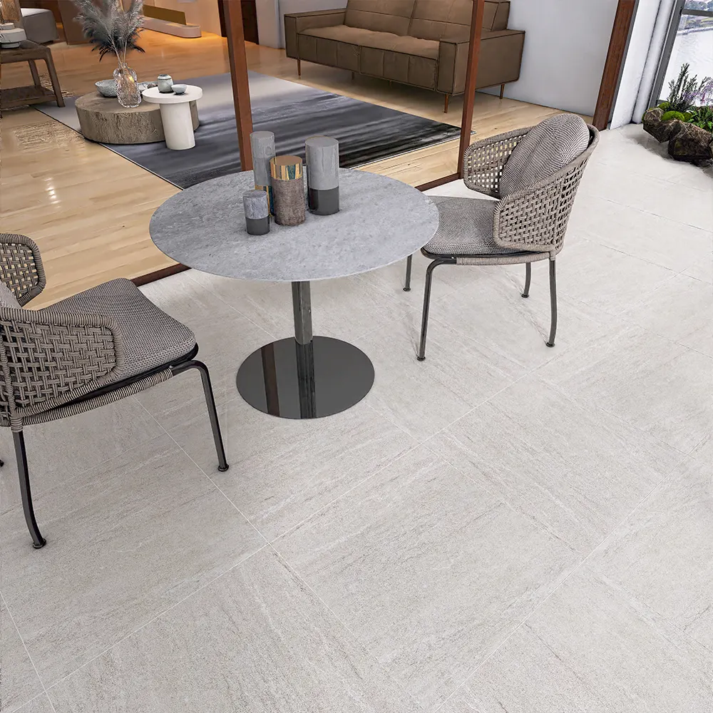 Non-Slip Granite-Look Porcelain Outdoor Tile 600x600mm