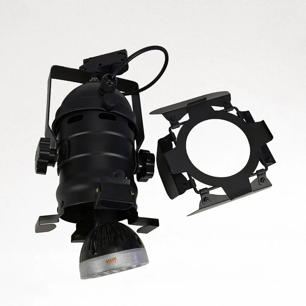 Aluminum Barn Door LED Track Spotlight 30W 2/3/4-Wire