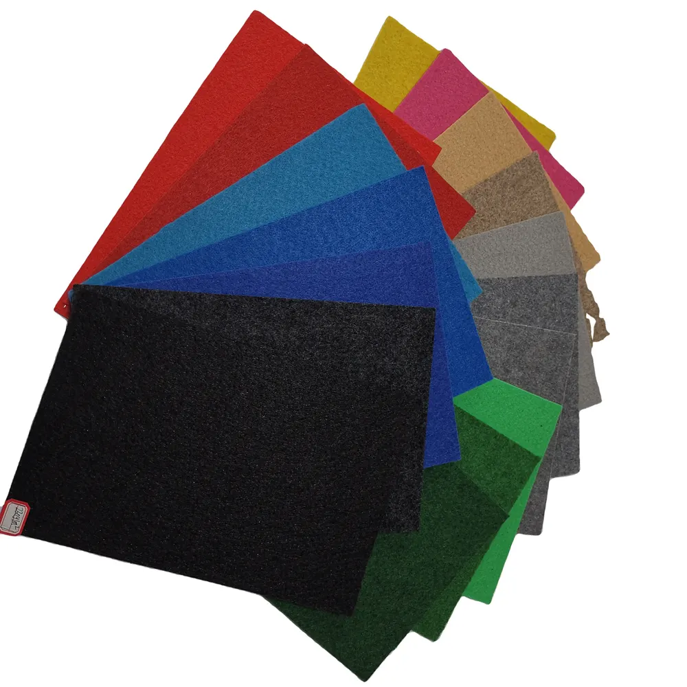 Red Polyester Exhibition And Event Carpet 1-4mm Thick