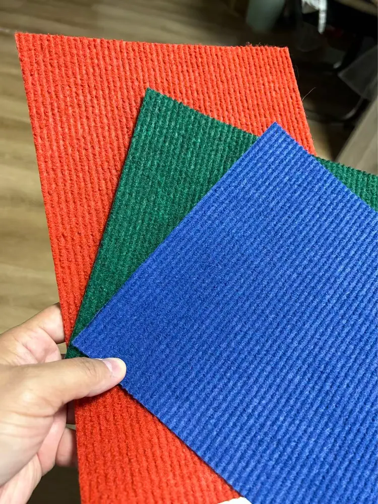 Needle-Punched Ribbed Polyester Exhibition And Event Carpet